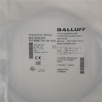 Balluff Proximity Switch M08MI-NSC15B-BV02 - BALLUFF
