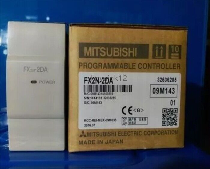 MITSUBISHI FX2N-2DA PLC CONTROL MODULE - MITSUBISHI