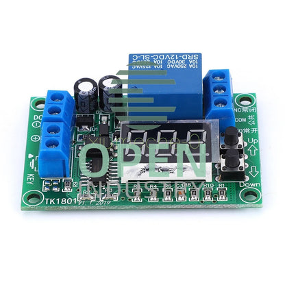DC 12V Display Delay Timing Relay Module Timer Relay Board 1-999 Seconds
