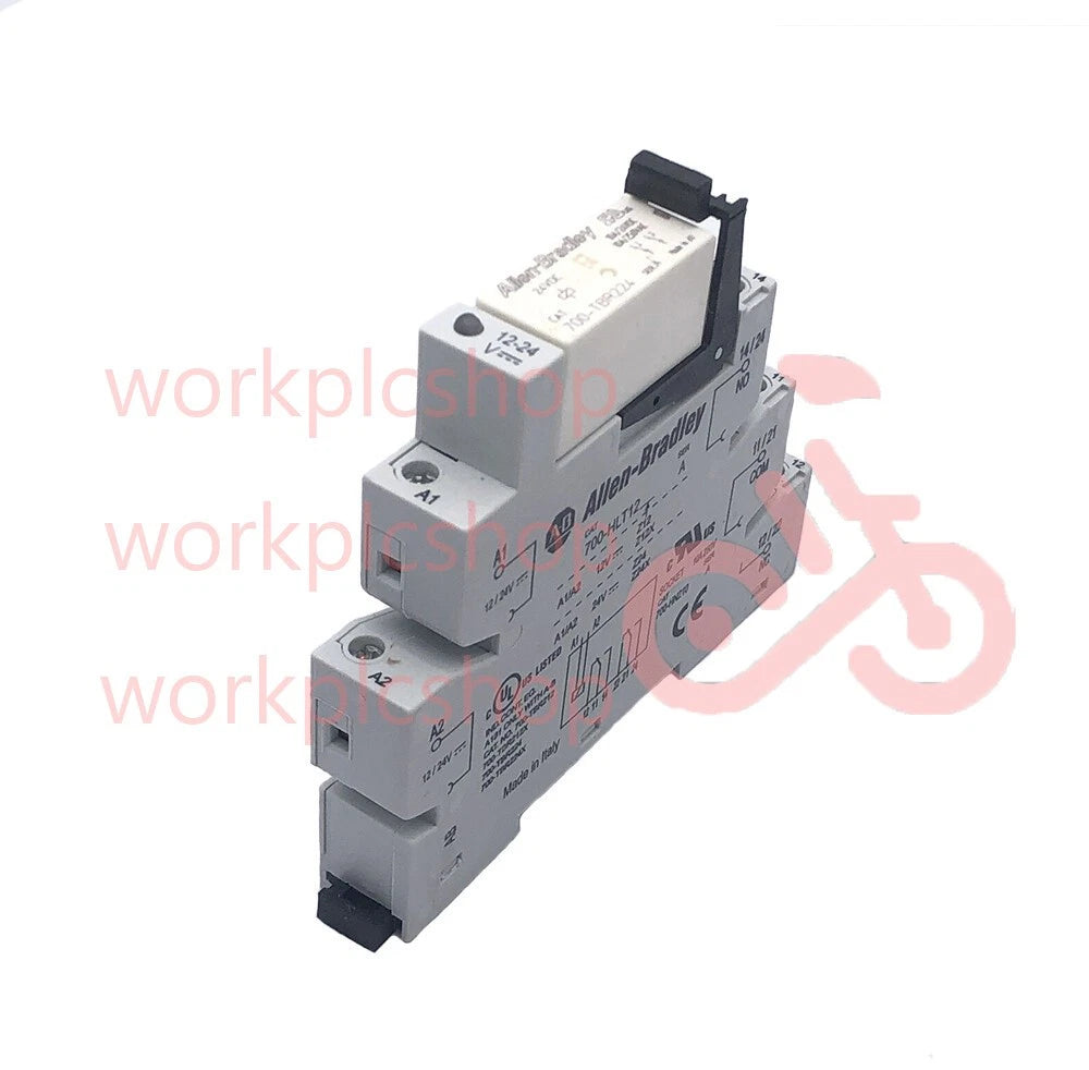 1pc ALLEN 700-TBR224 24VDC Power Relay with 700-HLT12 Socket 10A 250V