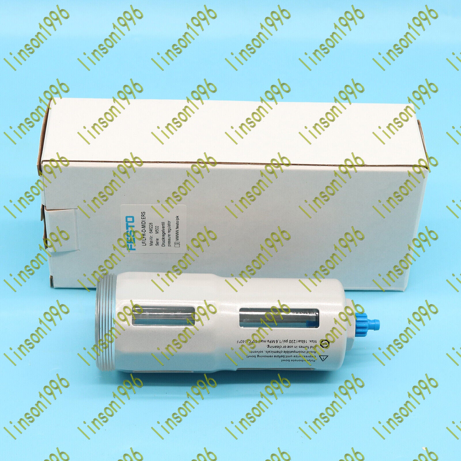 1 PC FESTO LF/LFR-D-MIDI Filter Bowl:ERS Fast Delivery - FESTO