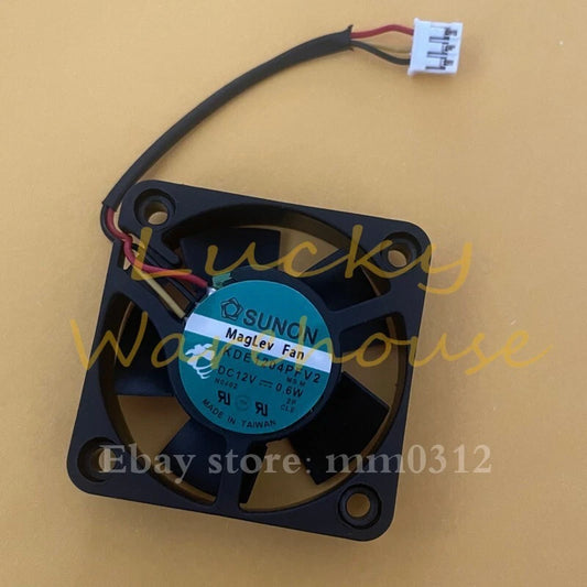 1pcs SUNON KDE1204PFV2 DC12V 0.6W 4010 Silent Fan 3pin