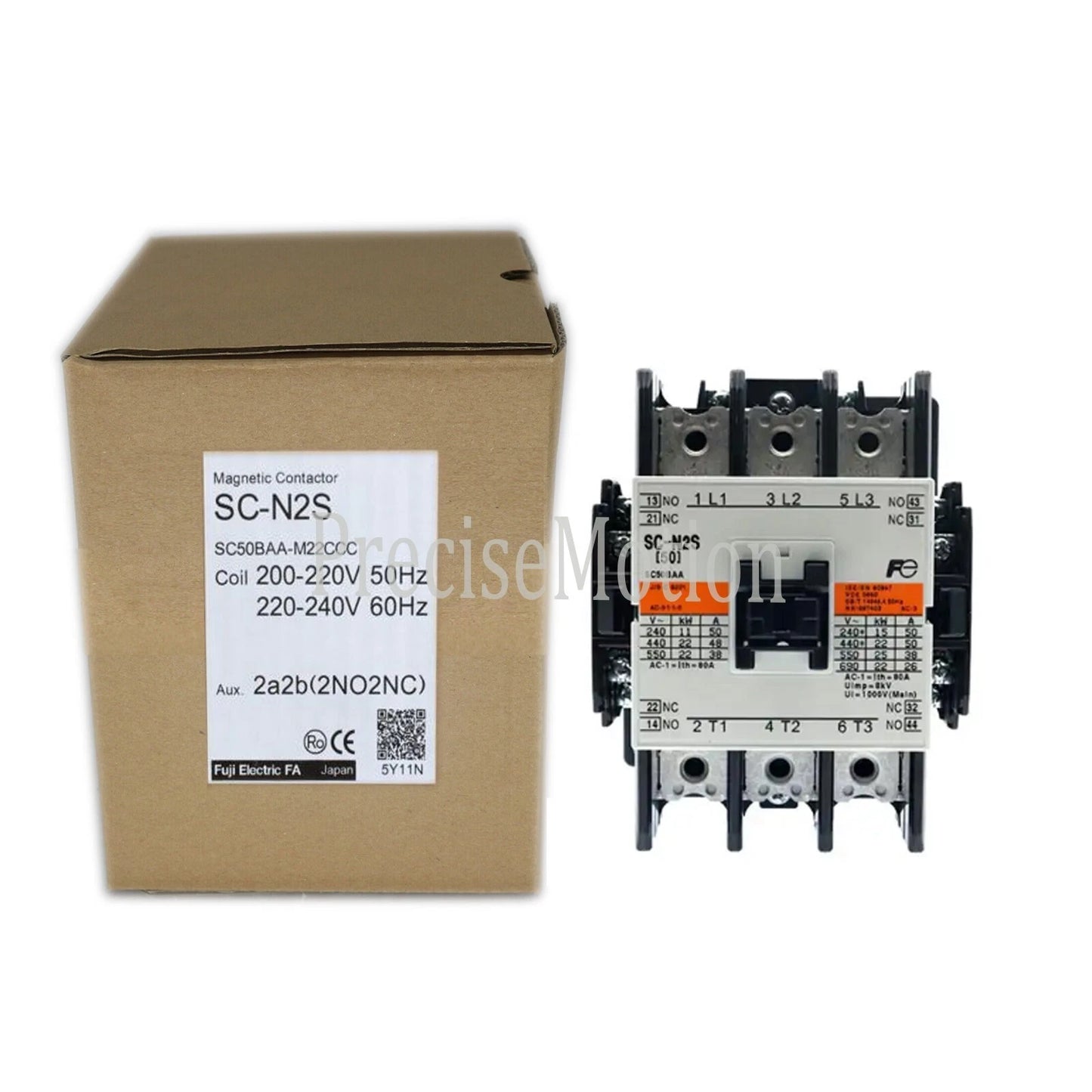 Sealed In Box FUJI SC-N2S Magnetic Contactor 220VAC