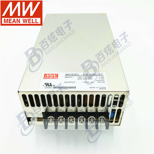 new 1 pcs MEAN WELL  SE-600-27 600W  27V 22.2A power supply