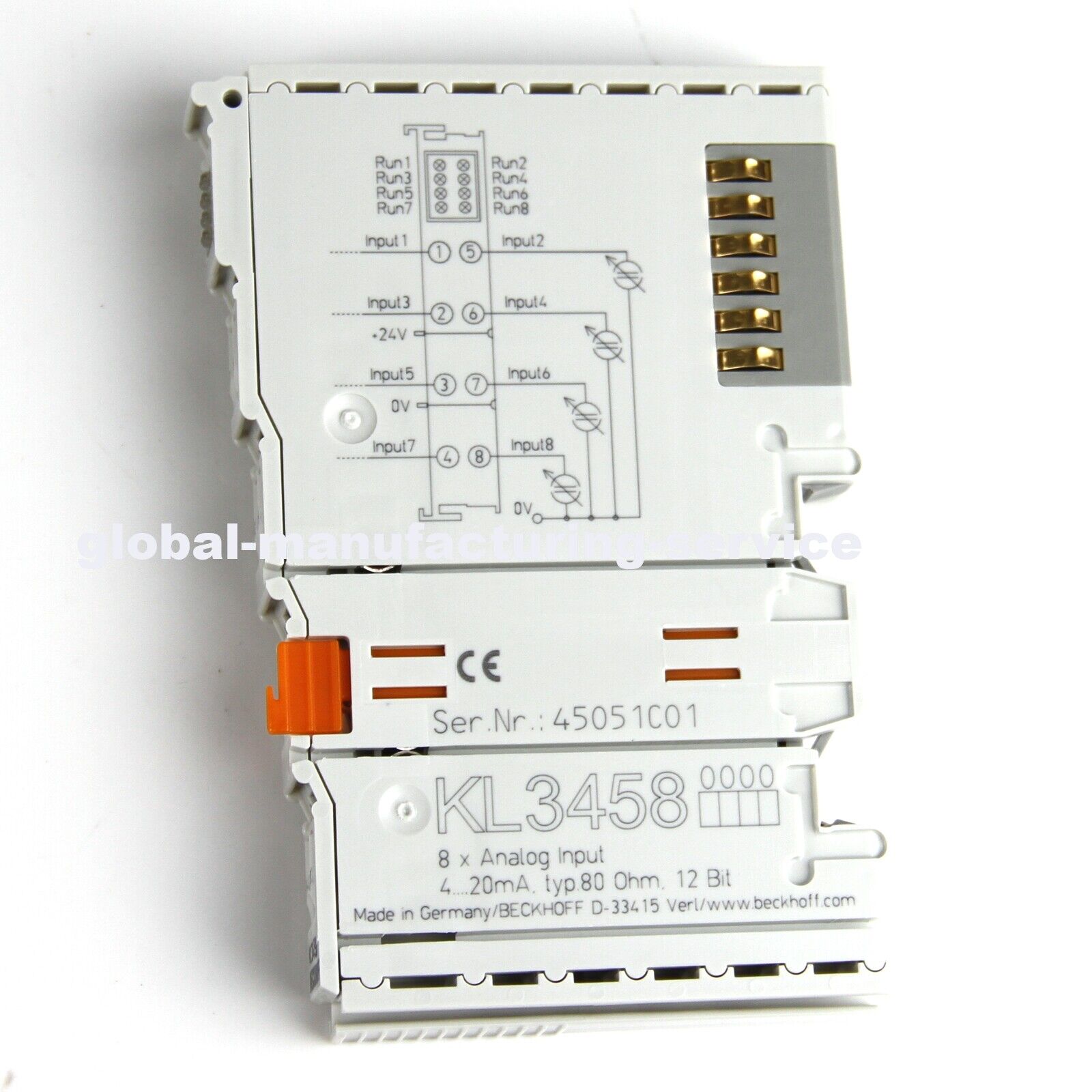 Beckhoff KL3458 PLC Module - BECKHOFF