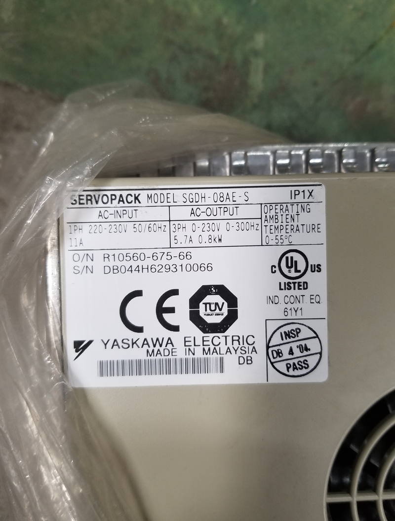 new  YASKAWA AC SERVO DRIVER SGDH-08AE-S SGDH08AES