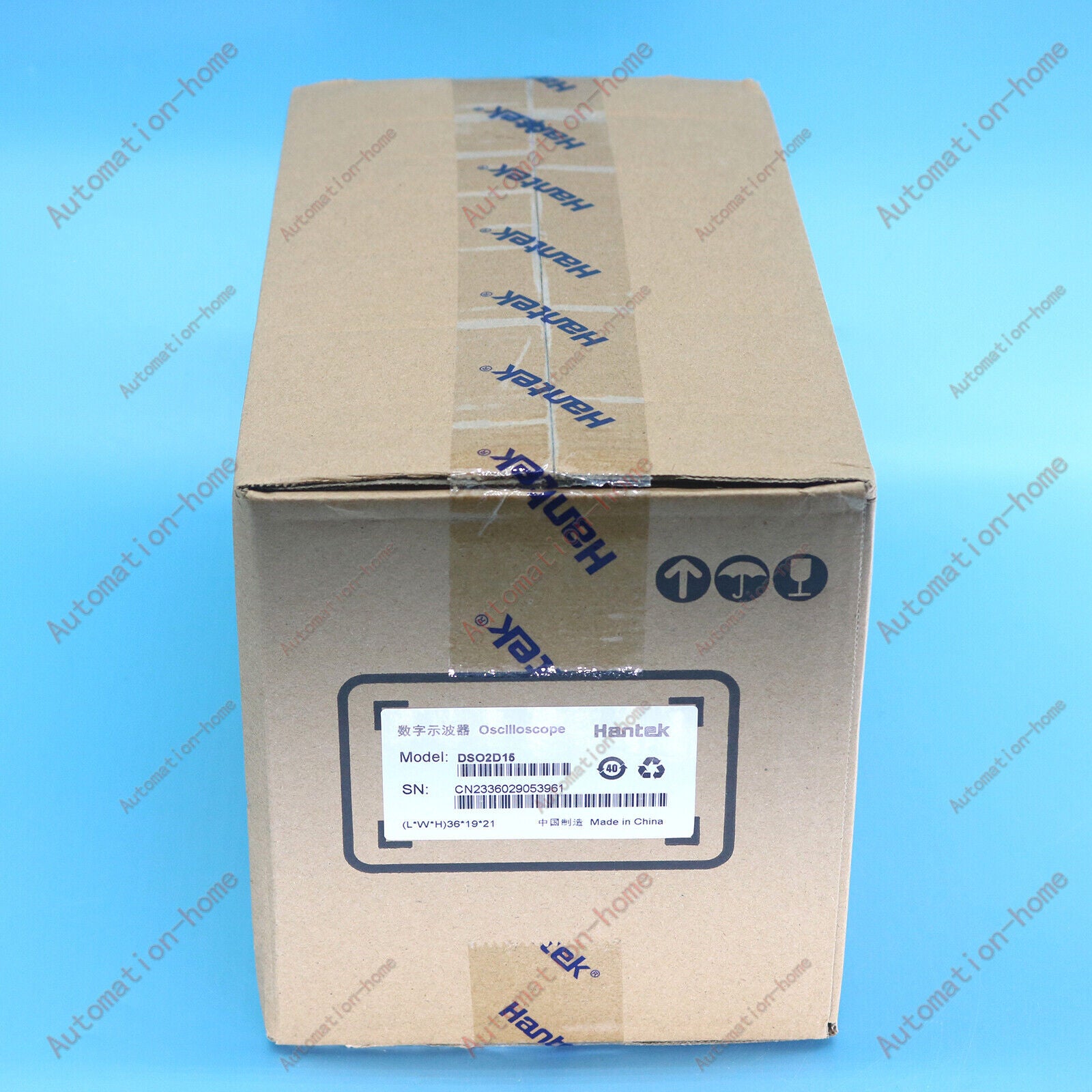 new Hantek DSO2D15 Digital Storage Oscilloscope 2 Channel 150MHz 1GSa/S With 1CH AWG - HANTEK