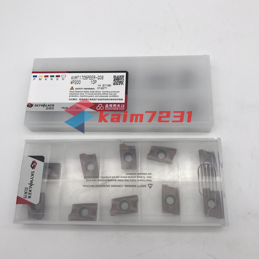 new SKYWALKER AXMT1705PEER-G08 WP200Carbide inserts 10Pcs - SKYWALKER