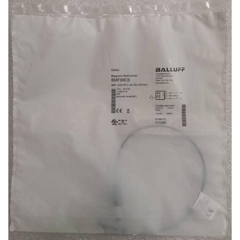 1PC BALLUFF sensor BMF 235K-PO-C-2A-SA2-S49-00, 3 - BALLUFF