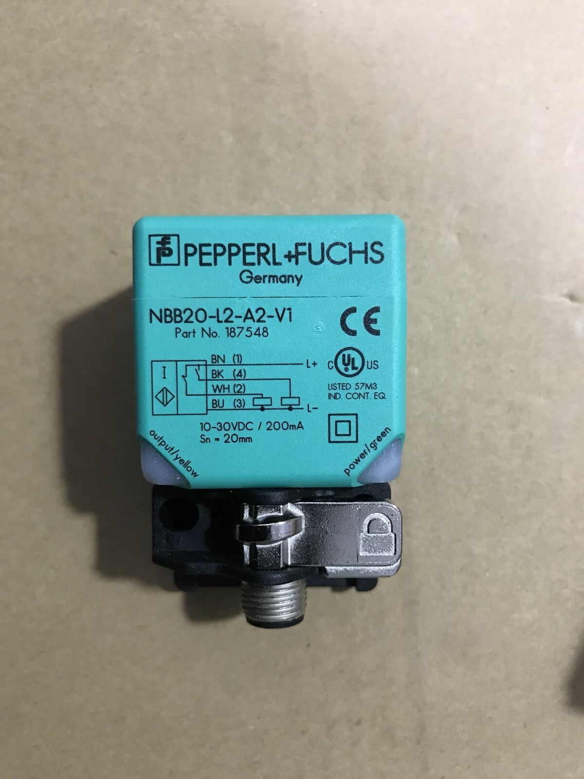 NBB20 Proximity Switch Sensor with [20-inch Detection Range and [Smart Features]] - PEPPERL+FUCHS