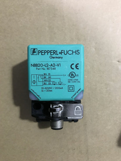 NBB20 Proximity Switch Sensor with [20-inch Detection Range and [Smart Features]] - PEPPERL+FUCHS