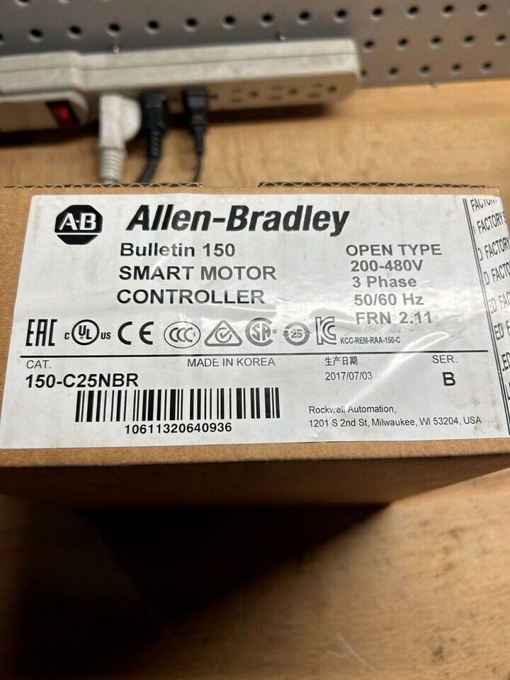 Allen-Bradley Smart Motor Controller 150-C25NBR SMC-3 - ALLEN-BRADLEY