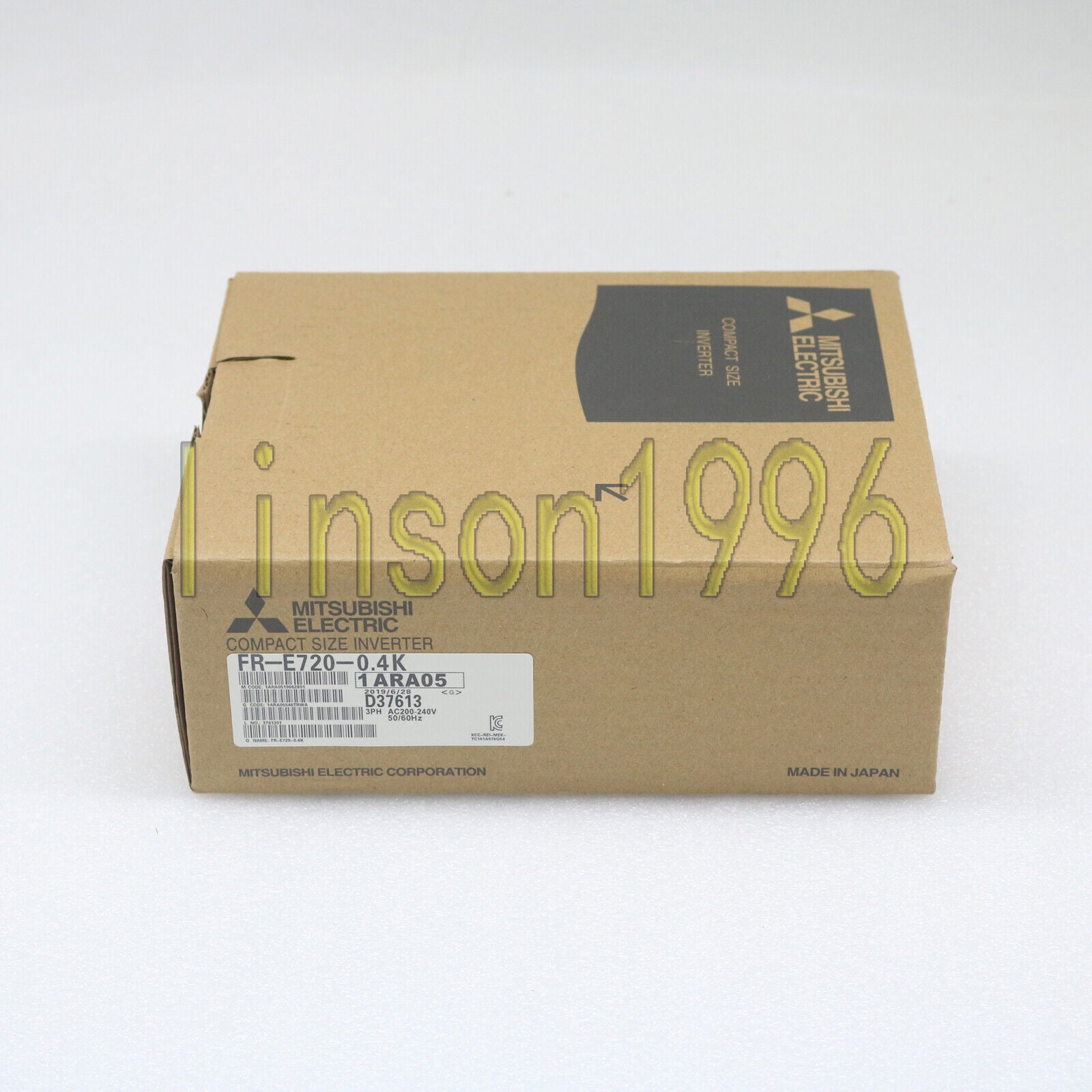 Mitsubishi FR-E720-0.4K Frequency Converter 220V 0.4KW 1-Year Warranty - MITSUBISHI