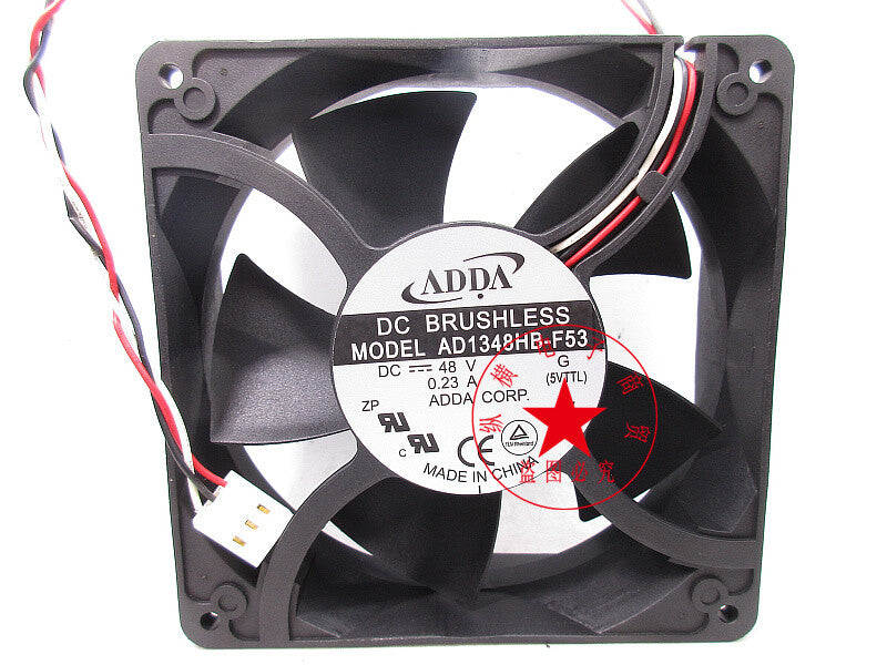 ADDA AD1348HB-F53 12738 48V 0.23A 12.7CM axial cooling fan