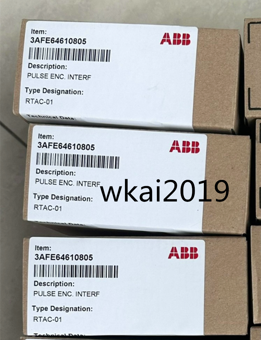 new  &  ABB 3AFE64610805 RTAC-01 module  or