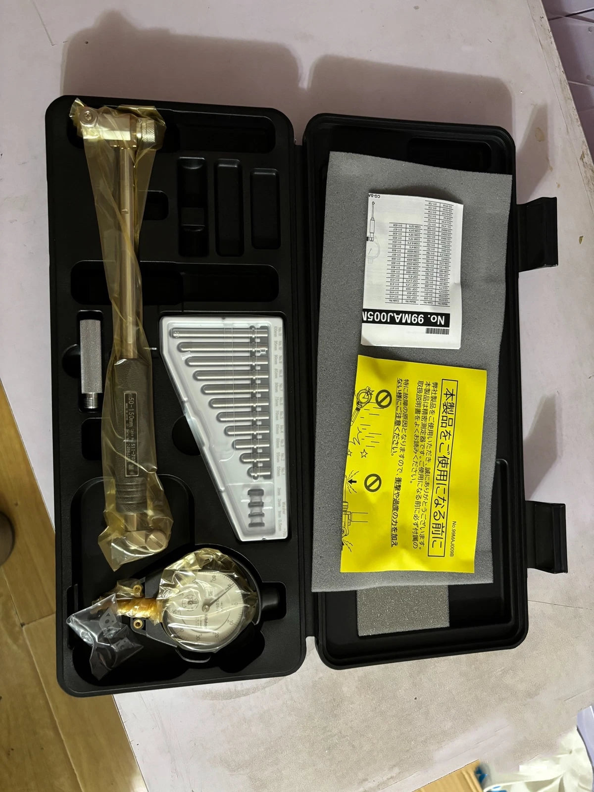 1pcs Mitutoyo 511-713 Dial Bore Gauge 50-150mm 0.01mm 511-713-20#ke