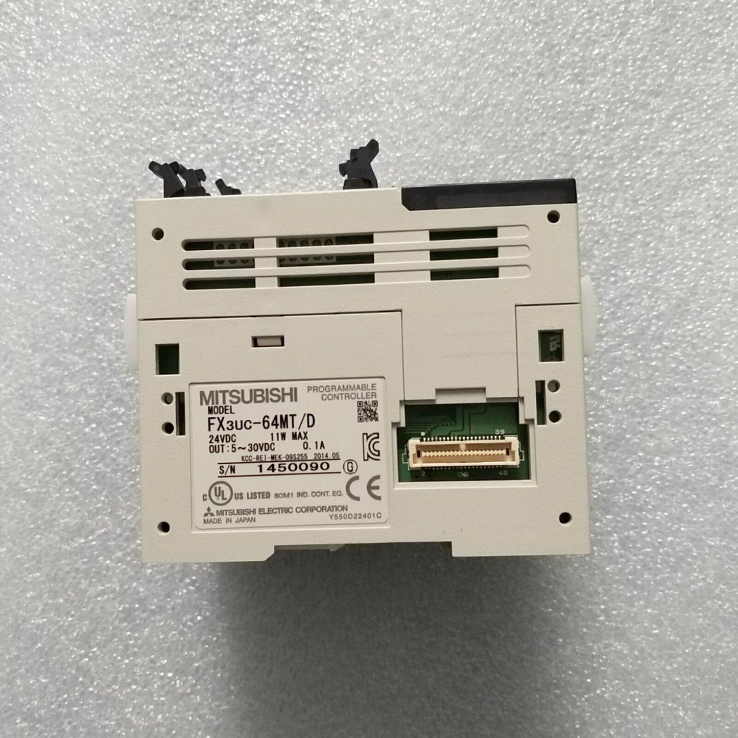 used ONE Mitsubishi FX3UC-64MT/D programmable controller - MITSUBISHI