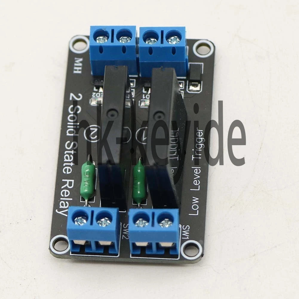 2 Channel SSR G3MB-202P Solid State Relay Module with Resistive Fuse 5V
