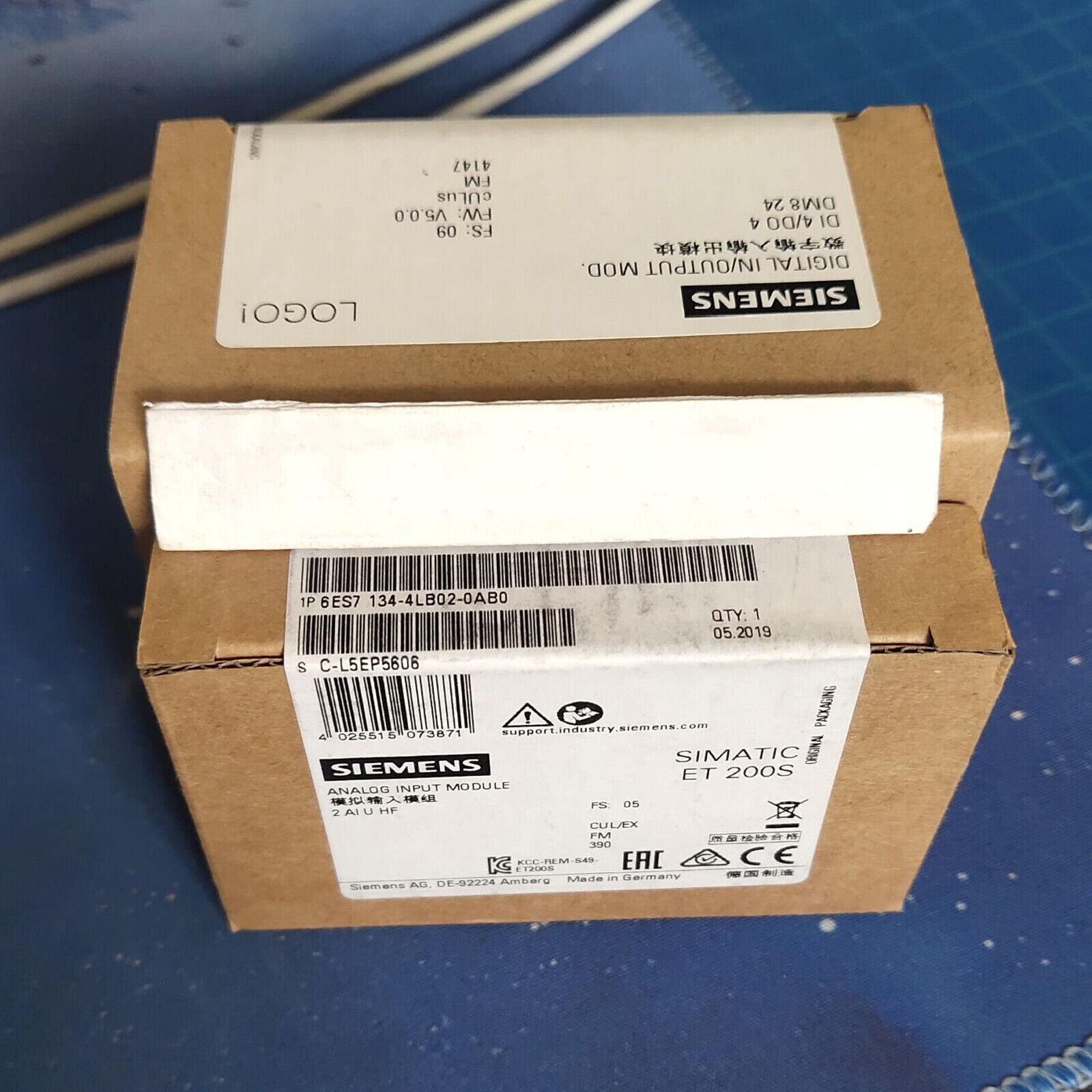 new  SIEMENS IN BOX 6ES7134-4LB02-0AB0 Input unit module Fast Delivery