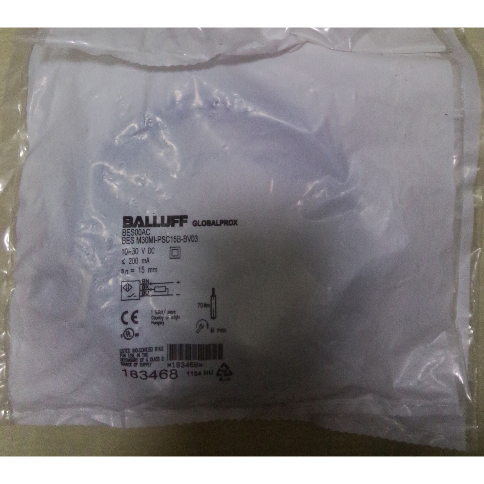 new 1PC  FOR Balluff BES M30MI-PSC15B-BV03 Sensor Balluff