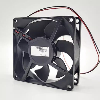 NIDEC DJF80T7AQ-S03 8025 DC12V 0.15A 8CM 2-Wire Silent Cooling Fan