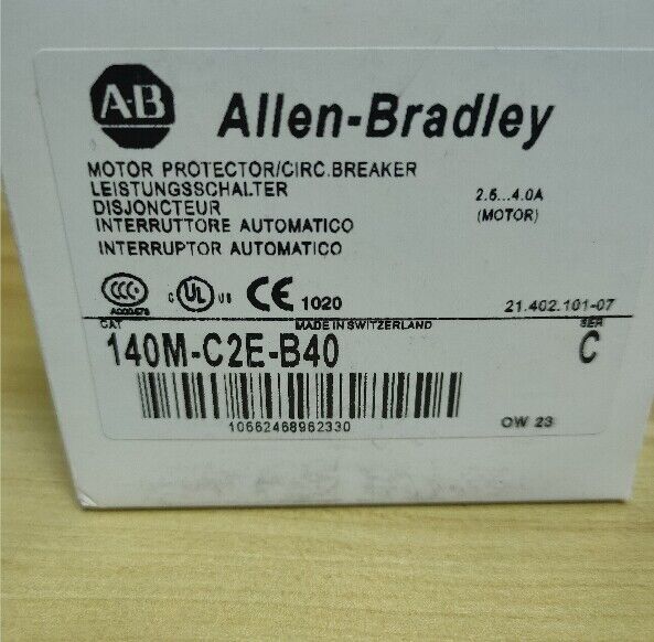 140M-C2E-B40 Allen-Bradley Circuit Breaker Motor Protection - ALLEN-BRADLEY