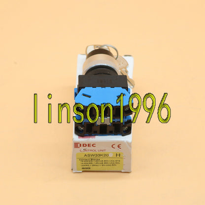 1PC ASW33K20 Three-Speed Reset Key Switch - IDEC
