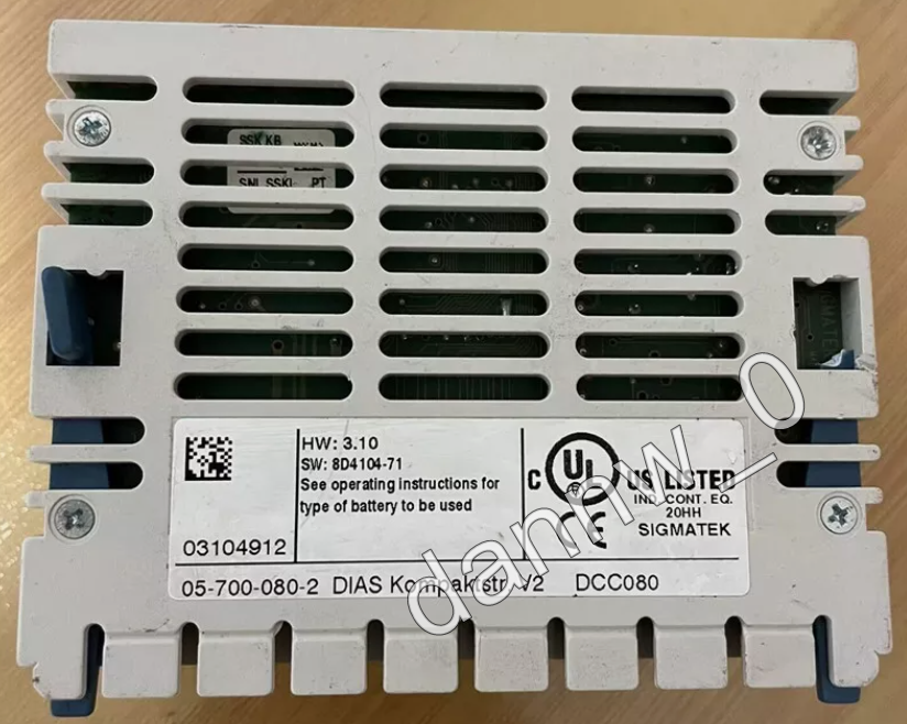 Used SIGMATEK DCC080 Module - SIGMATEK