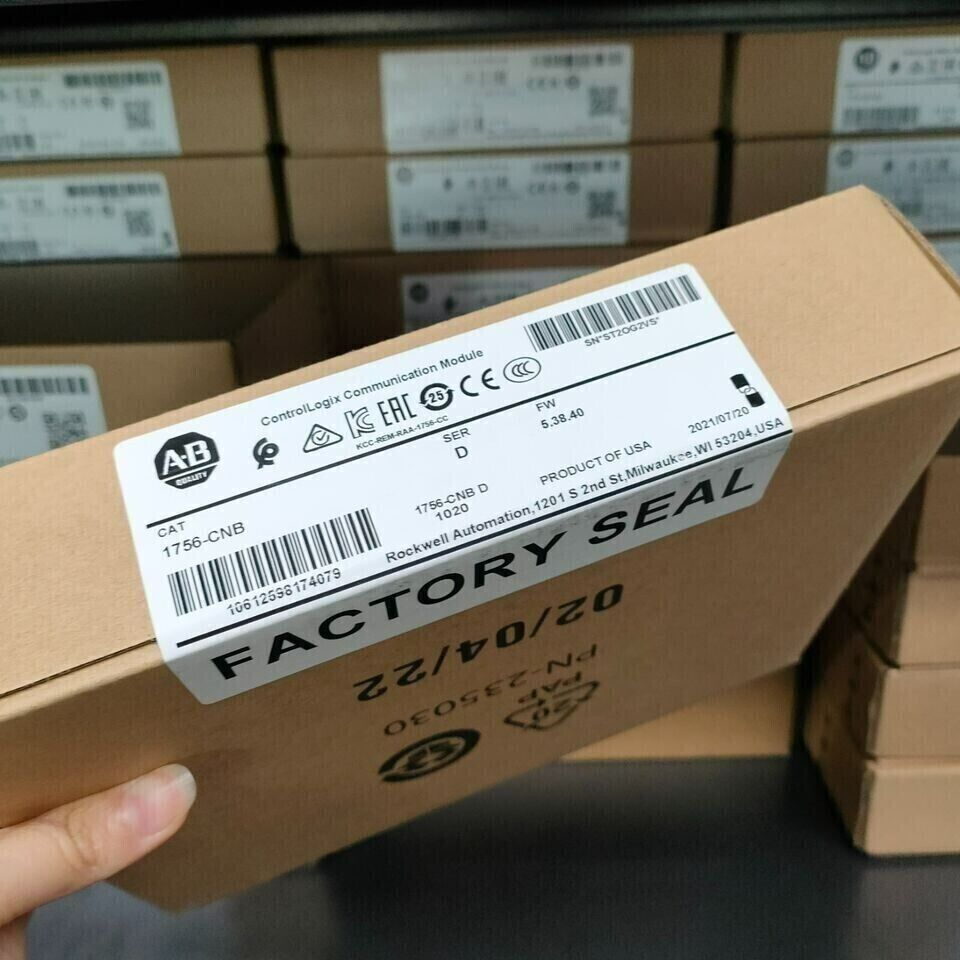 New Factory Sealed AB 1756-CNB SER D ControlLogix Communication Module 1756CNB - CONTROLLOGIX