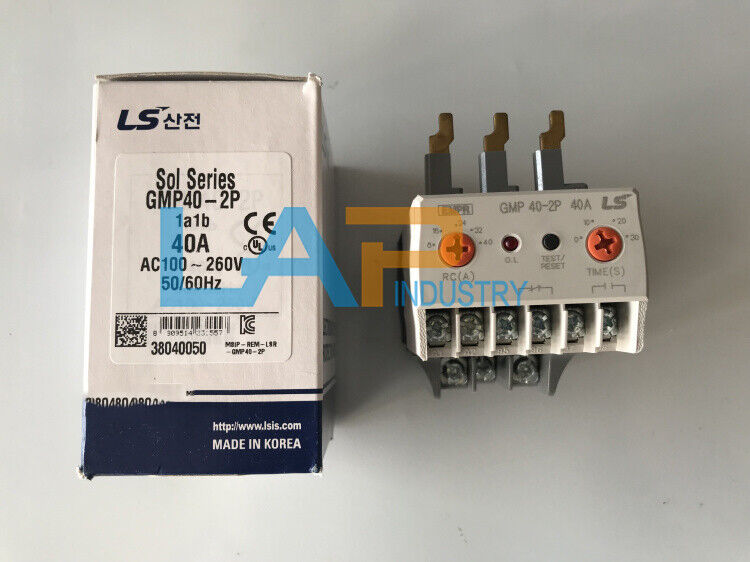 1PCS Electronic Motor Protection Relay GMP40-2P 40A AC220V - LS