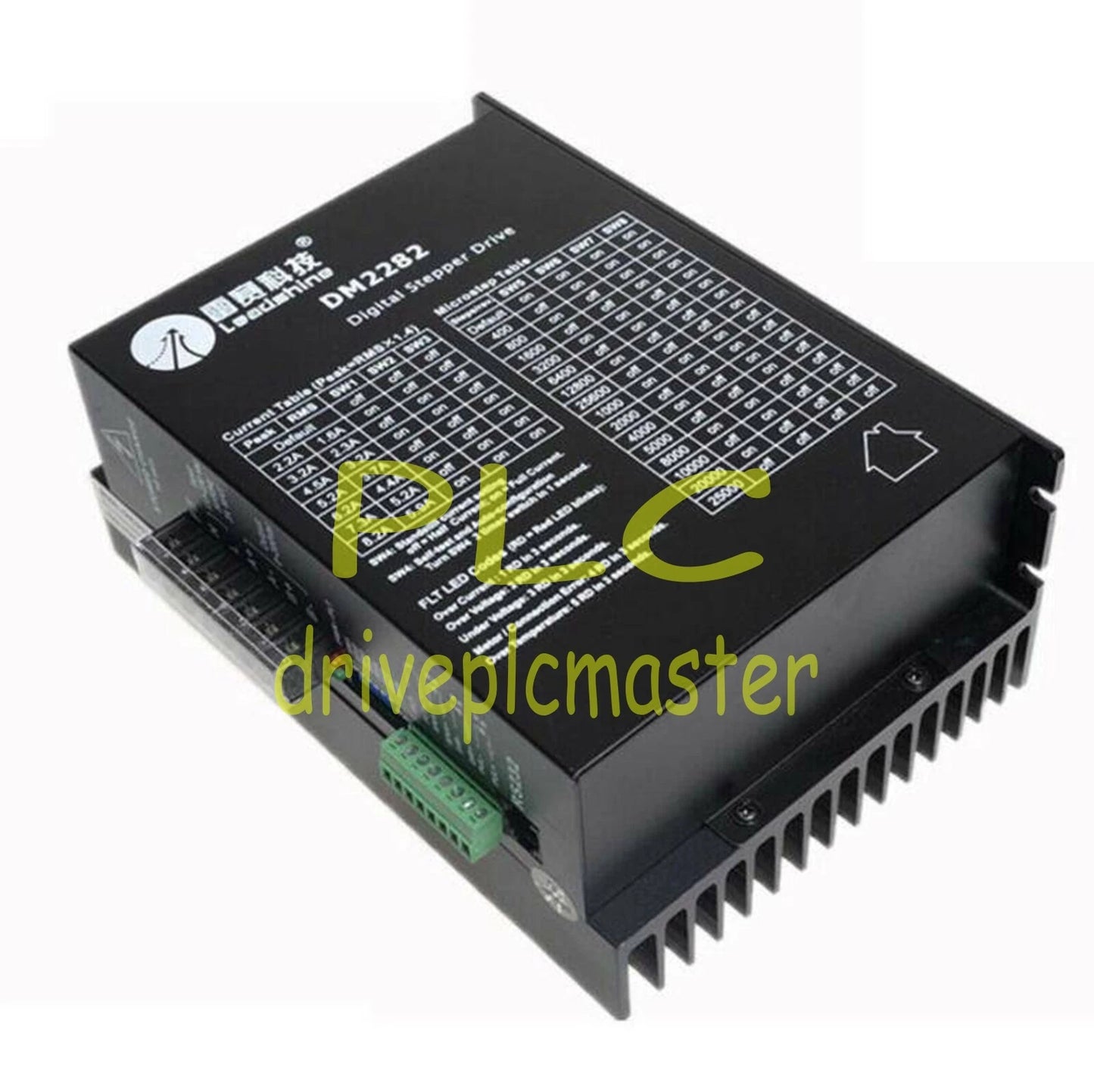 Leadshine DM2282 2/4 Phase Digital Stepper Motor Driver 80-220VAC 0.5-8.2A #
