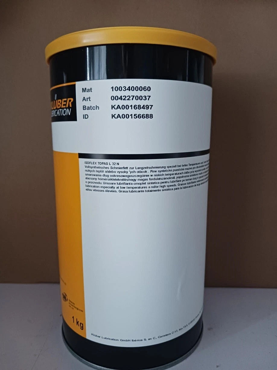 KLUBER Lubrication ISOFLEX TOPAS L 32 N Grease 1kg ( 35.3 OZ) L32N free ship