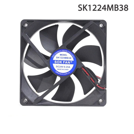SOKFAN SK1224MB38 12025 24V 0.25A 12cm 2-wire inverter DC cooling fan