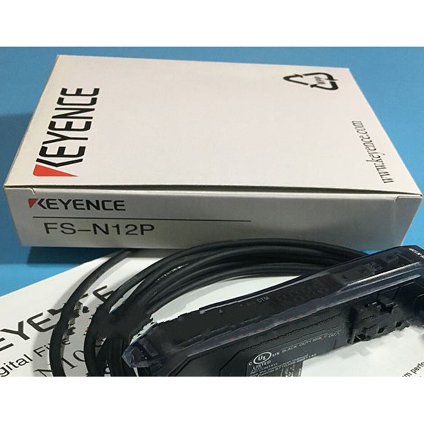 KEYENCE FS-N12P Optical Fiber Amplifier - KEYENCE