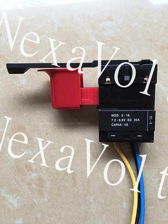 1PC For Electric Tools CAPAX03 7.2V-9.6V DC 20A Trigger Switch