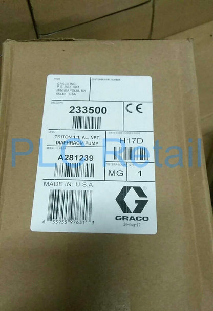 GRACO 233500 Diaphragm Pump – High-Performance Fast Delivery - GRACO