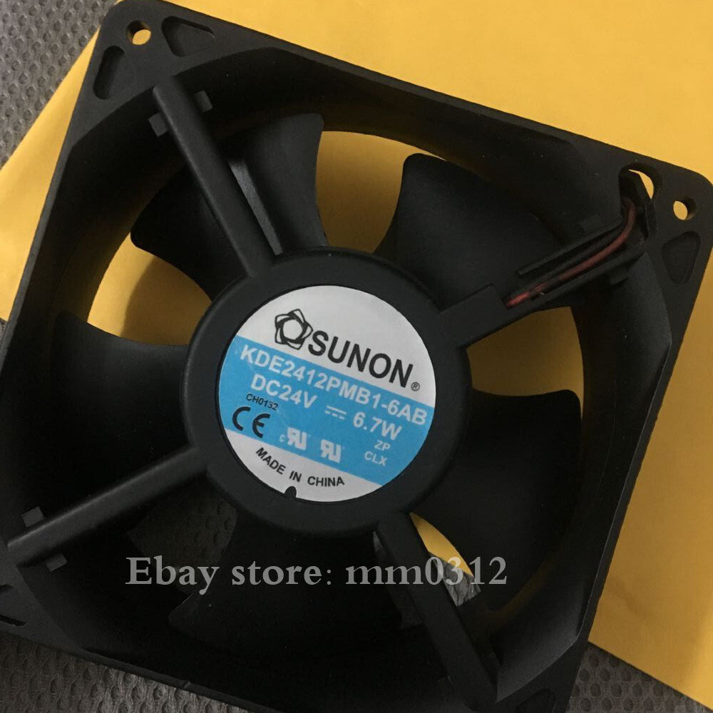 1pcs SUNON KDE2412PMB1-6AB DC24V 6.7W 120*120*38MM for Danfoss inverter fan