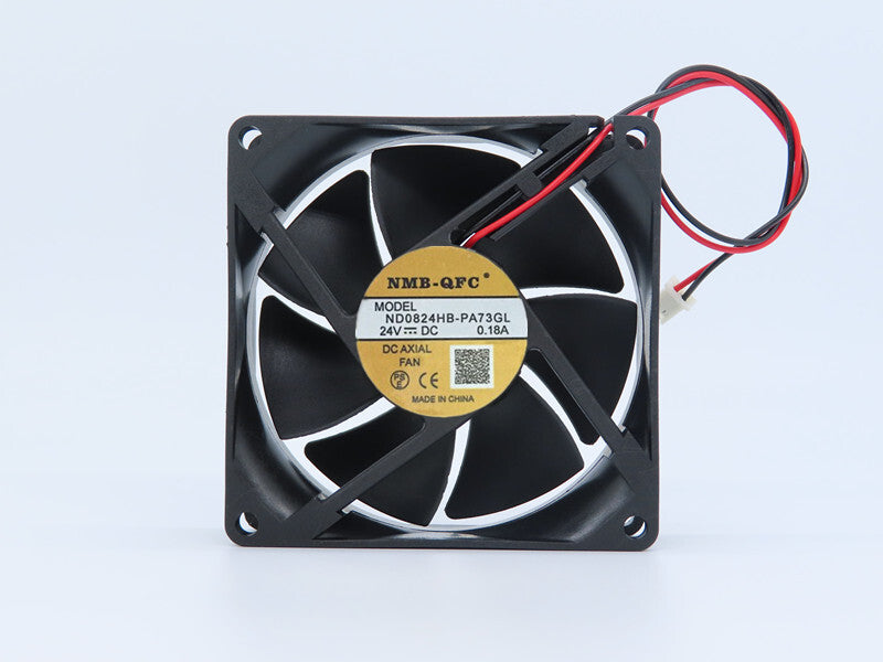 NMB-QFC ND0824HB-PA73GL 8025 8CM 24V 0.18A cooling fan