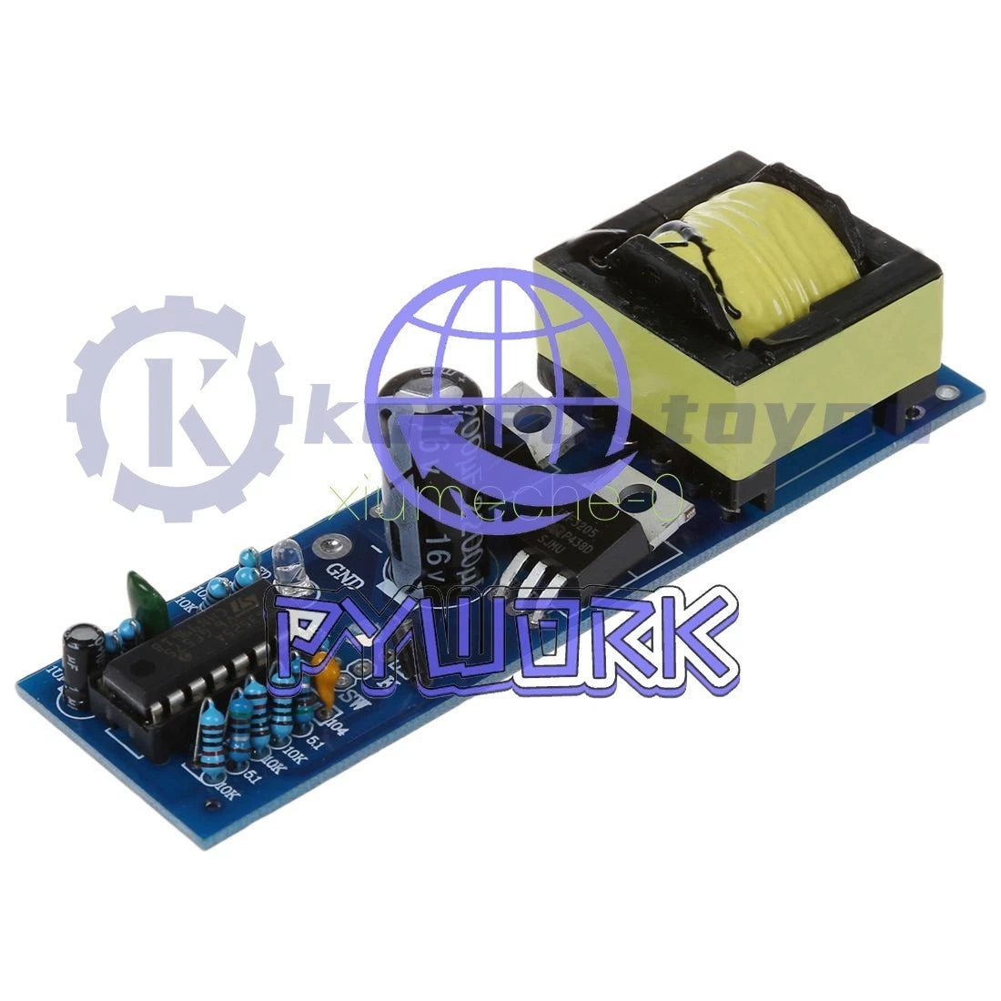 DC 12V to AC 110V/220V 150W Inverter Boost Tip Transformer Module Power Adapter