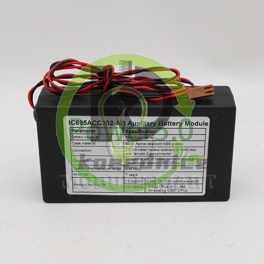1PCS IC695ACC302-AB For GE FANUC Auxiliary Battery Module "In Stock