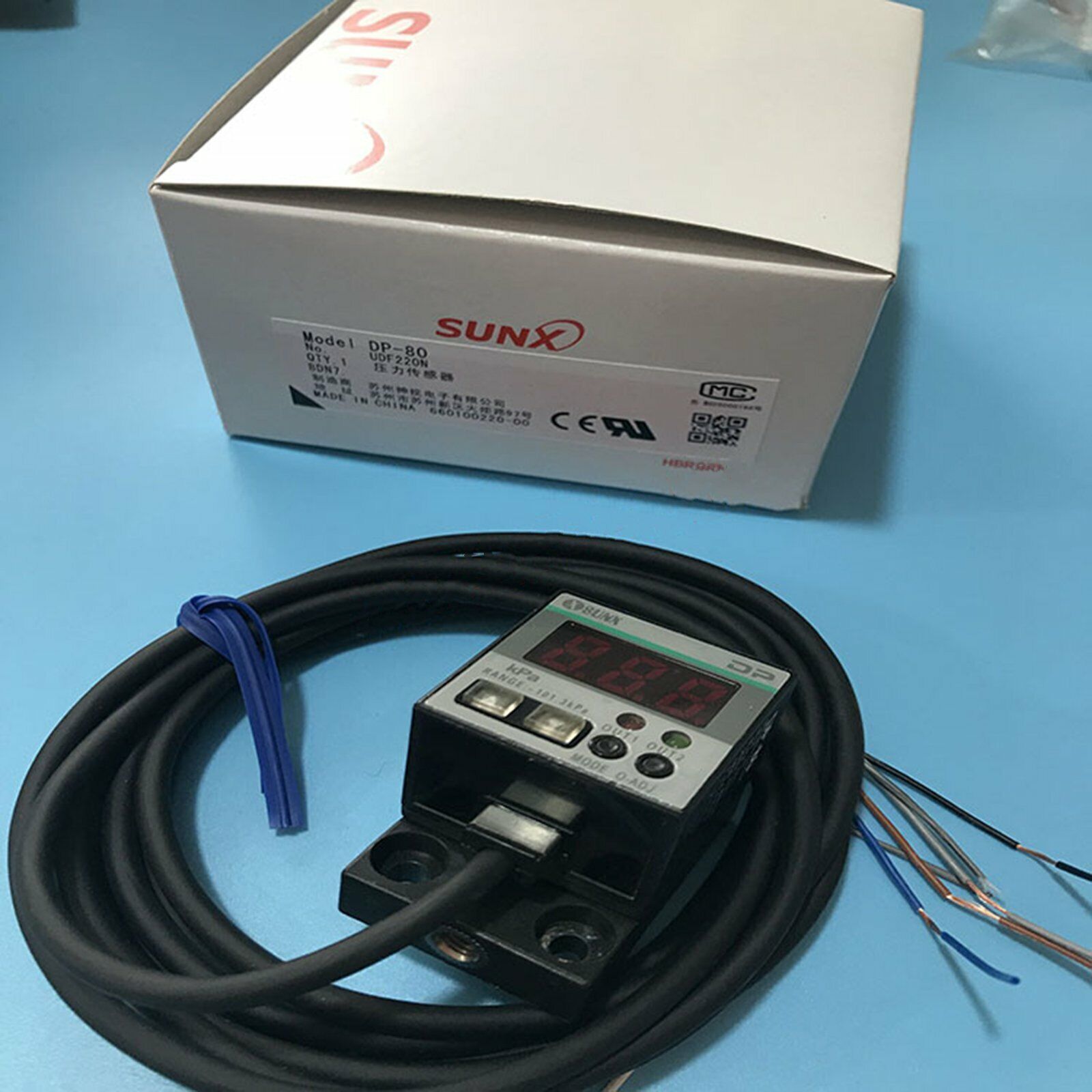 new  Panasonic SUNX DP-80 deity sensor digital pressure switch#QW