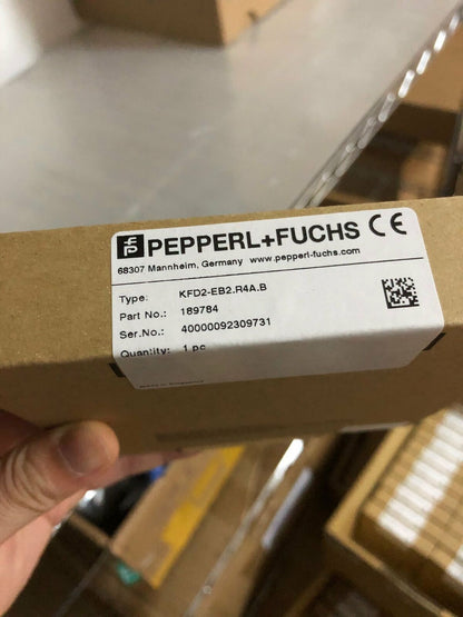 new Pepperl+Fuchs Safety barrier KFD2-EB2 In Box Fast Ship - PEPPERL+FUCHS