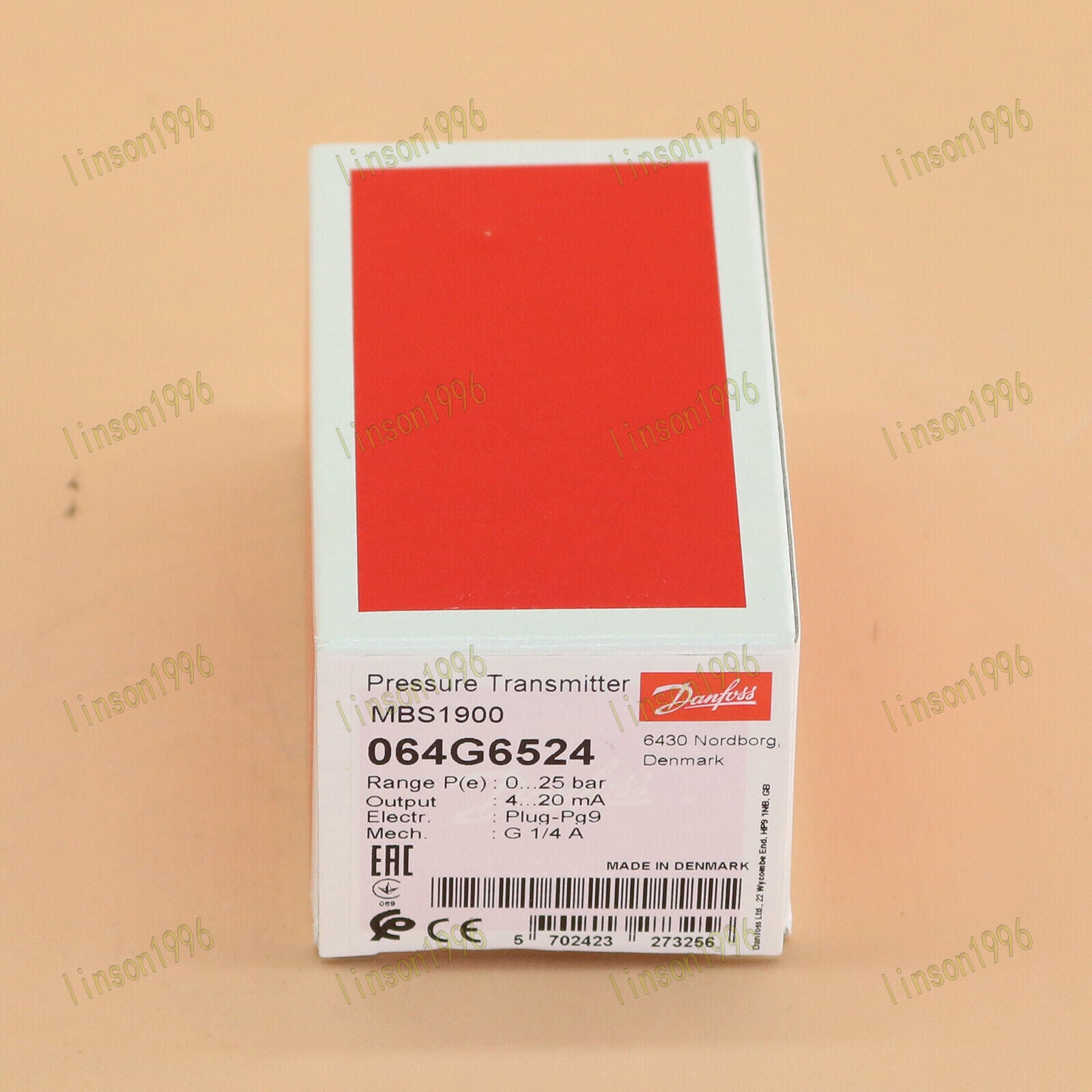 Danfoss 064G6524 MBS 1900 Pressure Transmitter - DANFOSS