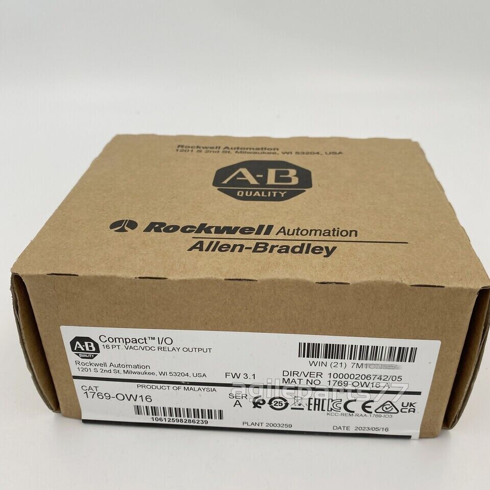 CompactLogix Relay Output Module AB 1769-OW16 New Factory Sealed - COMPACTLOGIX
