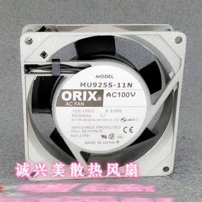 ORIX MU925S-11N AC100V 92*92*25mm cooling fan