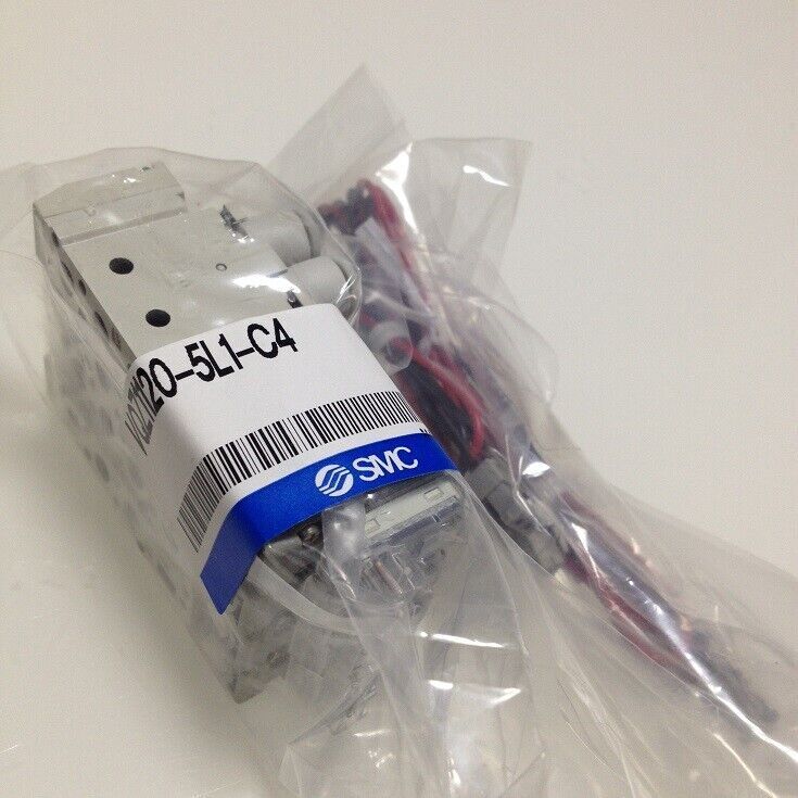 New SMC VQZ1120-5L1-C4 5-PC Solenoid Valve Set for Industrial Applications - SMC