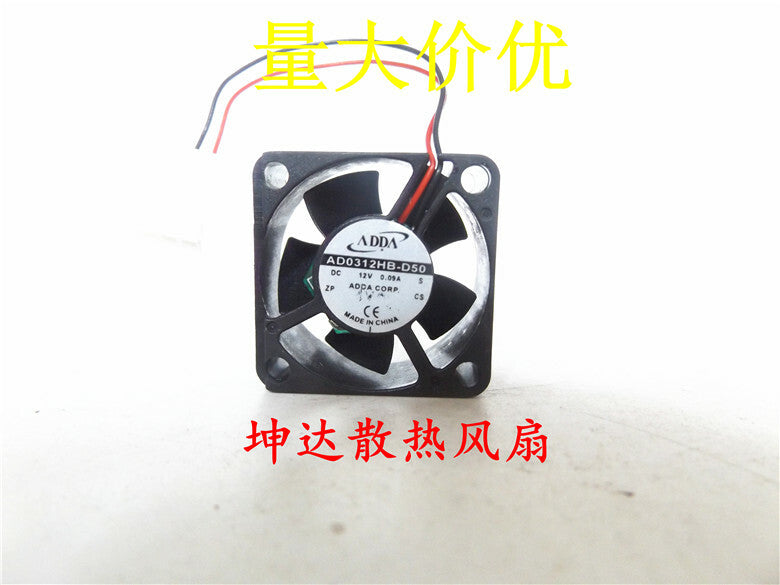 1pcs  ADDA AD0312HB-D50 12V 0.09A 3015 3 cm / CM hard disk graphics cooling fan