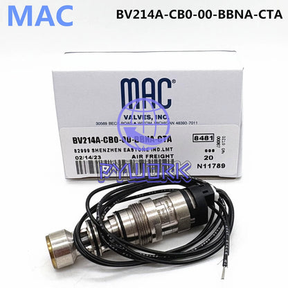 1PCS MAC Solenoid Valve BV214A-CB0-00-BBNA-CTA DC24V MACBV Bullet valve~