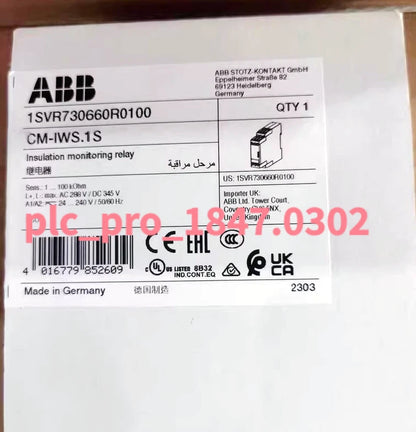 CM-IWS.1S 1PCS ABB CM-IWS.1S 1SVR730660R0100 Fast shipment #c