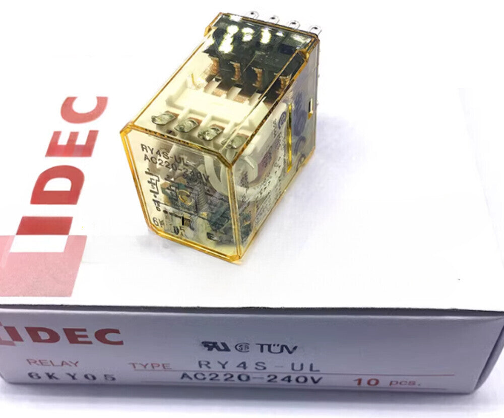 10PCS Intermediate relay RY4S-UL-AC220-240V 14 pin